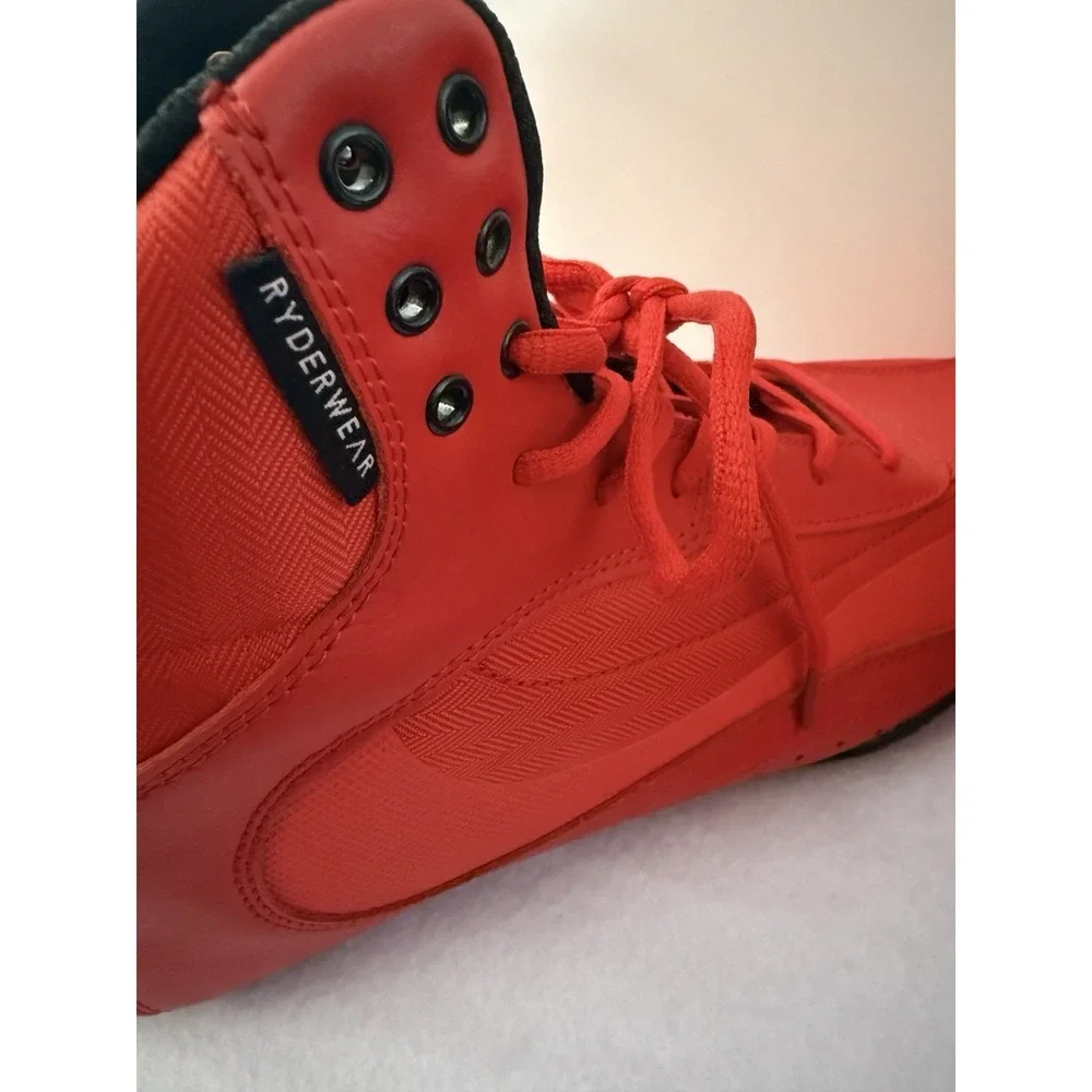 Ryderwear Red High Top Men's Gym Training Shoes Weightlifting US 13 EUR 46 EUC